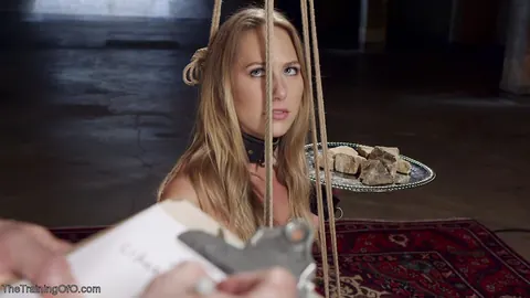 Carter Cruise: Blonde with Natural Tits Gets Restrained in Bondage – photo 4 of 21