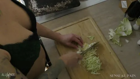 Abigail Dupree: PAWG Brunette in Lingerie Bound in the Kitchen – photo 2 of 14