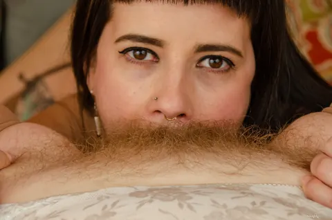 Two Curvy Mature Brunettes Lick Hairy Pussies and Big Tits – photo 19 of 21
