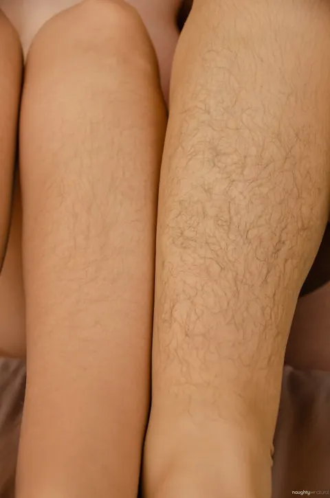 Two Curvy Mature Brunettes Lick Hairy Pussies and Big Tits – photo 13 of 21