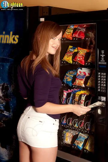 Thick Redhead Strips Out of Her Skirt in Heels for Birthday