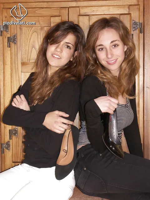Two Women Pose Together Showing Off Their Legs – photo 5 of 16
