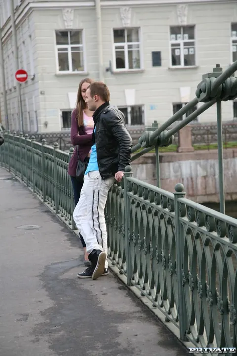 Mishelle: Thick Russian Redhead Takes Anal Outdoors and Gets Cum on Her Ass – photo 3 of 21