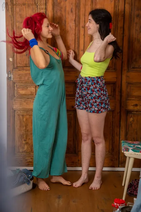 Thick Australian Redhead in Panties Has Lesbian Sex with a Partner – photo 21 of 21