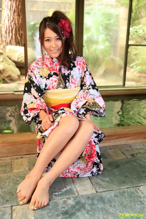 Aoi Mizuno: Slim Japanese Redhead in Glasses Takes a Creampie Outdoors – photo 3 of 20
