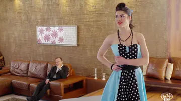 Suzy Bell – Busty European Brunette Keeps Dress On for Sex