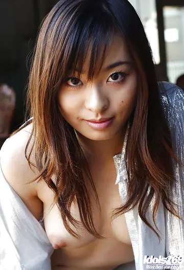Hikaru Koto – Petite Japanese Babe Bares Her Big Natural Tits and Poses in Panties