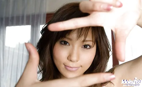 Rin Sakuragi: Thick Japanese Brunette Strips Out of Her Panties – photo 3 of 13