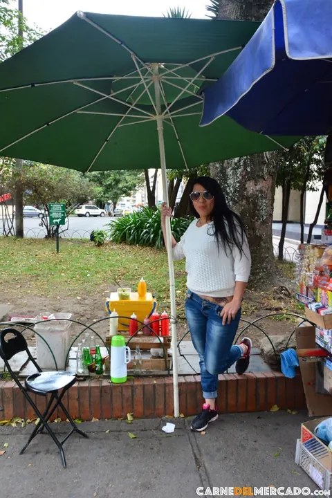 Otalia Barrios: Latina MILF Poses Nude and Spreads Outdoors – photo 4 of 17