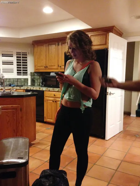 Brooke Wylde: Curly Brunette Pulls Panties Aside and Spreads Her Legs Wide – photo 20 of 20