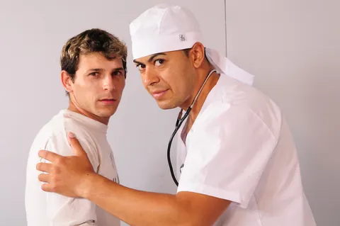Man Strips and Sucks His Doctor's Stiff Cock – photo 21 of 21
