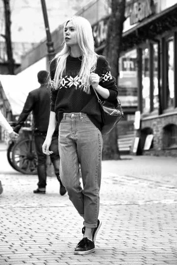 Margot Reese – Slim Ukrainian Blonde in Glasses Strips Out of Her Skirt and Jeans