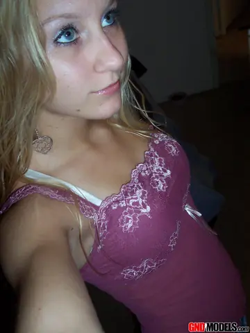 Blonde PAWG in Pigtails Poses in Lingerie for Selfies