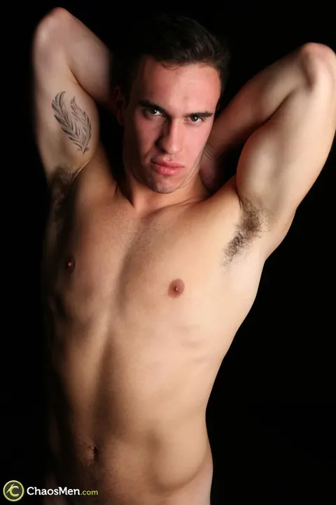 Brunette Guy Shows His Hairy Cock and Ass – photo 12 of 21