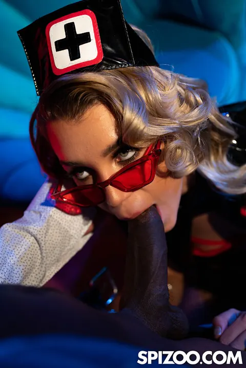 Elena Vedem: Slim Blonde in Latex Nurse Costume Gets Fucked – photo 11 of 21