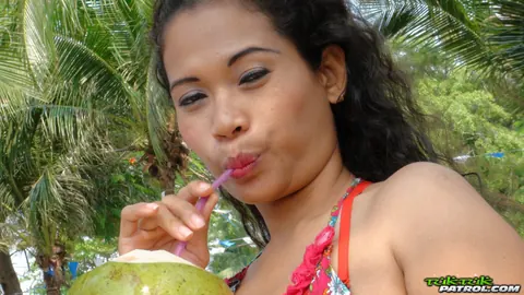 Asian MILF Cups Her Big Natural Tits and Spreads Her Shaved Pussy – photo 2 of 12