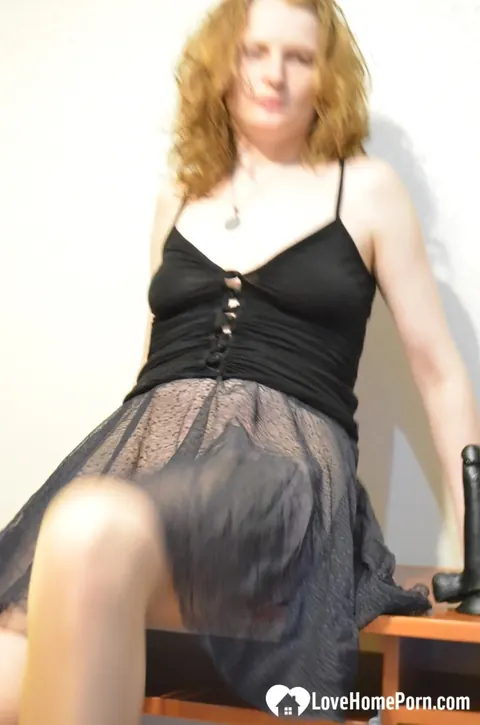 Thick Redhead MILF Fingers Her Pussy and Spreads Her Legs – photo 17 of 20