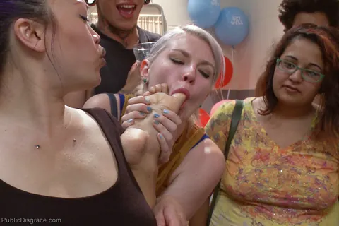 Ariel X: Brunette and Redhead Ebony Women Take Anal Outdoors in a Public Threesome – photo 11 of 20
