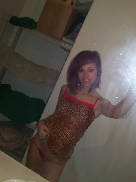 Riley Jensen: Petite Brunette Takes Nude Mirror Selfies in the Bathroom – photo 1 of 21