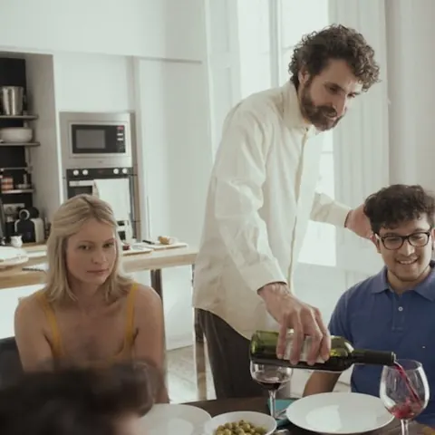 Lana Sue: European Blonde in Glasses Strips in the Kitchen and Gets Licked – photo 12 of 18