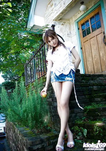 Kirara Asuka – Asian Woman with Big Natural Tits Strips and Poses Nude