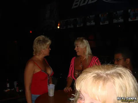 Mandi McGraw: Tall Mature Blonde in Glasses Has Public Group Sex – photo 1 of 20