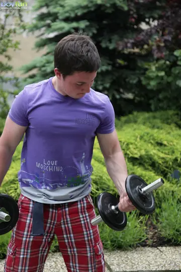 Thick Men Fuck Outdoors and Cum