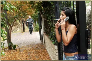 Ana Touche – Brunette Latina Sucks Cock and Rides to Facial Outdoors