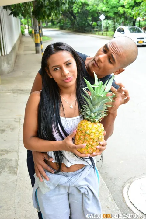 Logan Salamanca: Tattooed Latina Brunette Sucks and Rides Outdoors – photo 18 of 21