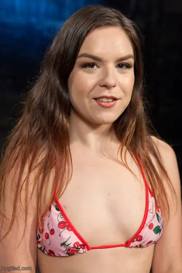 Juliette March – Petite Brunette Hogtied in a Bikini