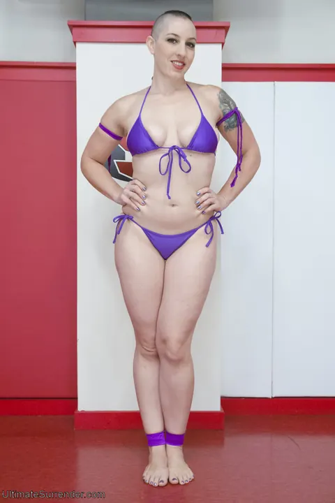 Cheyenne Jewel: Brunette MILF in a Bikini Tied Up for Pussy Licking and Fingering – photo 3 of 21