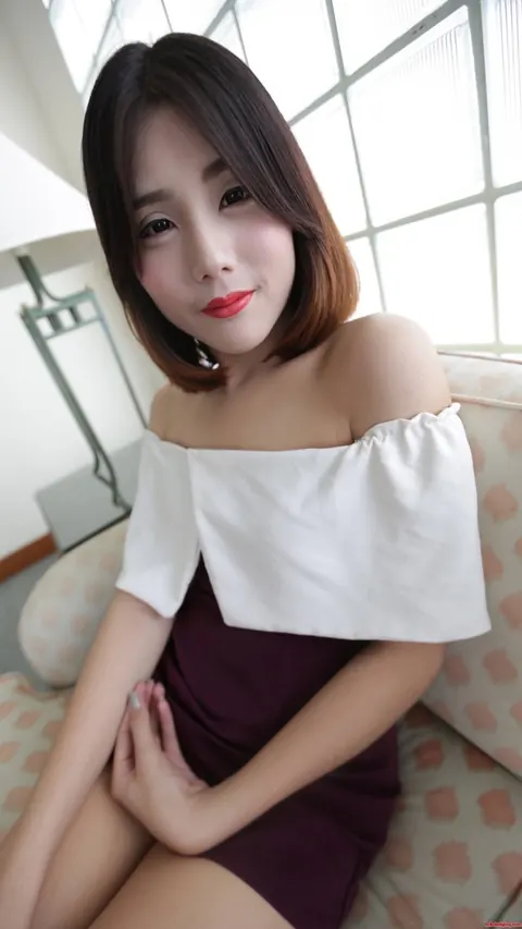 Brunette Asian Trans Woman Undresses and Poses Nude – photo 1 of 21