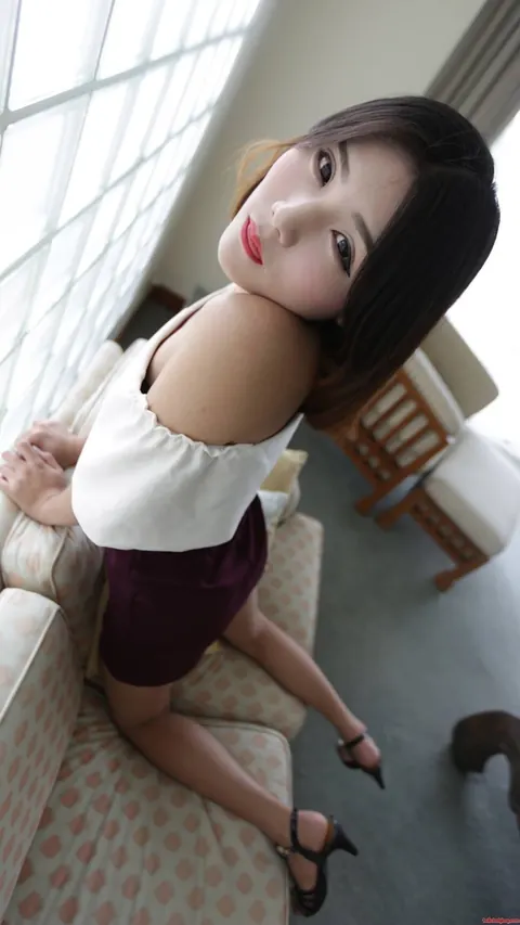 Brunette Asian Trans Woman Undresses and Poses Nude – photo 8 of 21