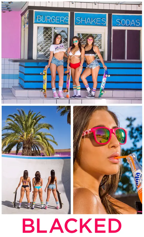 Abella Danger: Latina Brunettes in Bikinis Take Anal Outdoors in a Group – photo 4 of 20