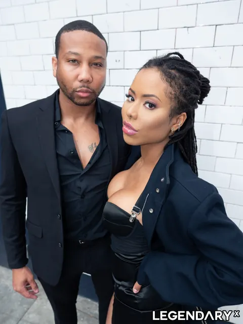 Kira Noir: African Brunette Sucks and Fucks Her Man Outdoors – photo 3 of 15