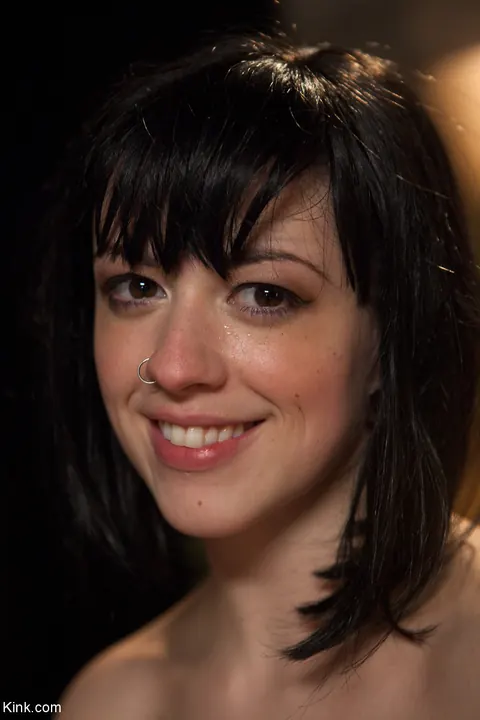 Larkin Love: Busty Short-Haired Brunette Bound and Fucked in BDSM – photo 21 of 21