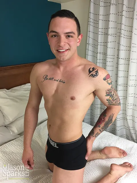 Tattooed Brunette Guy Gets Rimmed and Fucked – photo 20 of 21