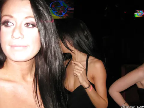 Aries Stone: Thick Brunette with Big Tits Strips Out of Her Skirt for a Threesome – photo 16 of 16