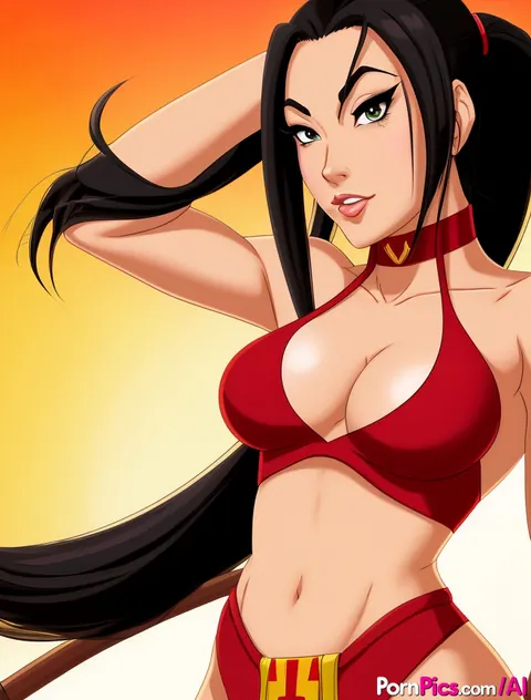 AI-Generated Busty Woman in a Bikini Pulls Her Top Aside – photo 11 of 11