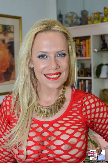 European Blonde MILF in Ripped Pantyhose Rides Cowgirl and Takes It Doggy