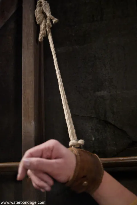 Amber Rayne: Petite Brunette MILF Bound in Water Bondage – photo 11 of 21