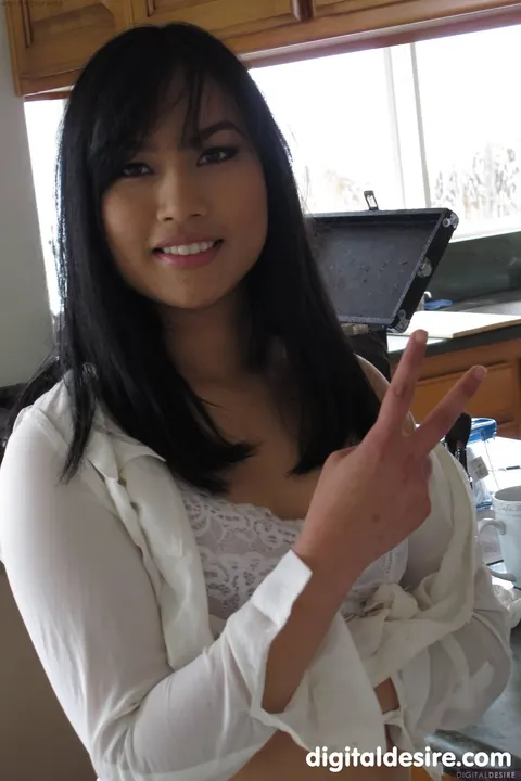 Omorose & Melody Wylde: Two Asian Brunettes Pose Together in Their Clothes – photo 4 of 20