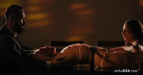 Eveline Dellai & Medusa Porn: Brunette Submits to Bondage and Restraints – photo 8 of 21