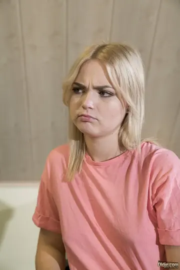 Blonde with Small Natural Tits Sucks and Fucks