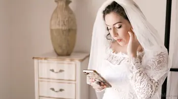 Whitney Wright – Tall Latina Bride Lifts Her Skirt for Lesbian Threesome on Wedding Day