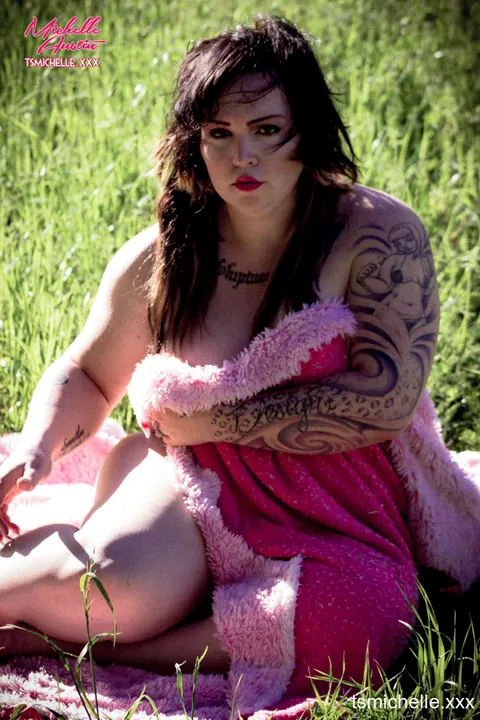 Curvy Trans Woman Strips Nude in a Forest Meadow – photo 3 of 10