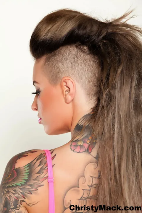 Christy Mack: Thick Brunette in Lingerie, Thong and Heels Flaunts Her Big Ass – photo 7 of 15