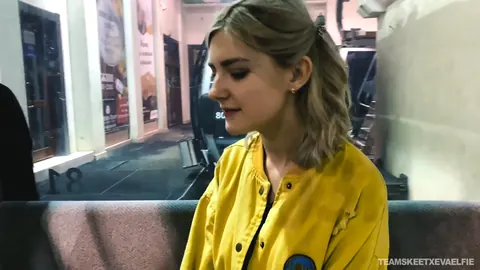 Eva Elfie: Blonde Russian Sucks Cock in a Gondola Lift – photo 19 of 19