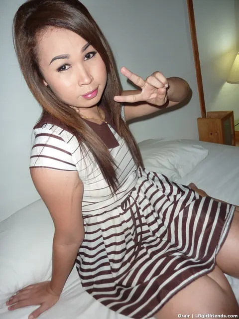 Hairy Asian Trans Woman Strips Nude in a Hotel – photo 11 of 17