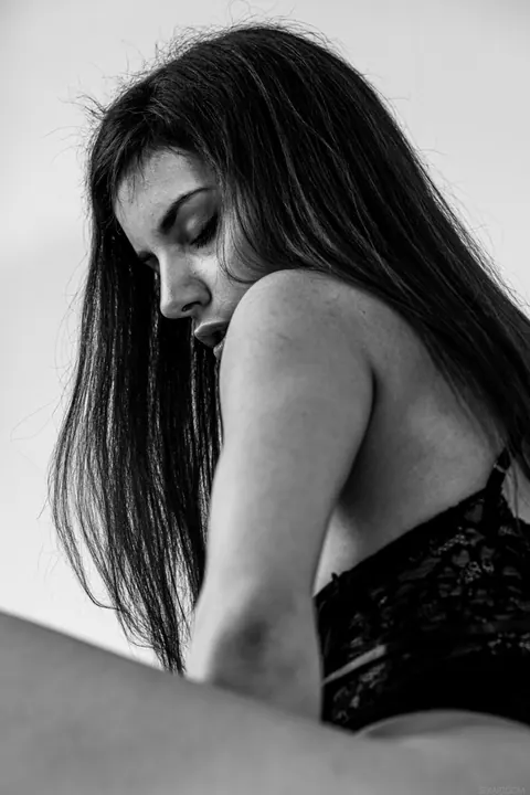Candice Luca: Slim Czech Brunette Fingers and Spreads Her Pussy – photo 18 of 21